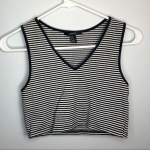 Striped crop top